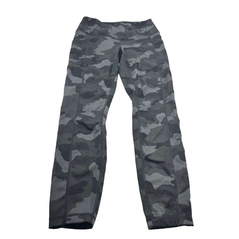 Yogalicious Lux Womens Sz Small Legging Camo High Waist Compression Fit Preowned